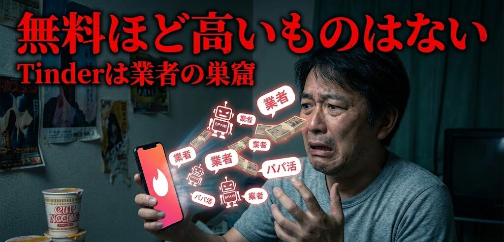ティンダーを利用するイメージ