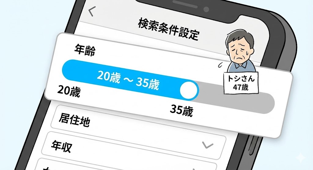 アプリの検索条件設定画面