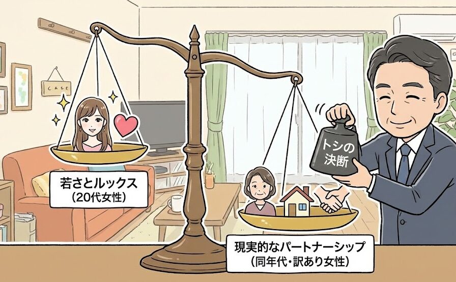 天秤のイラスト。