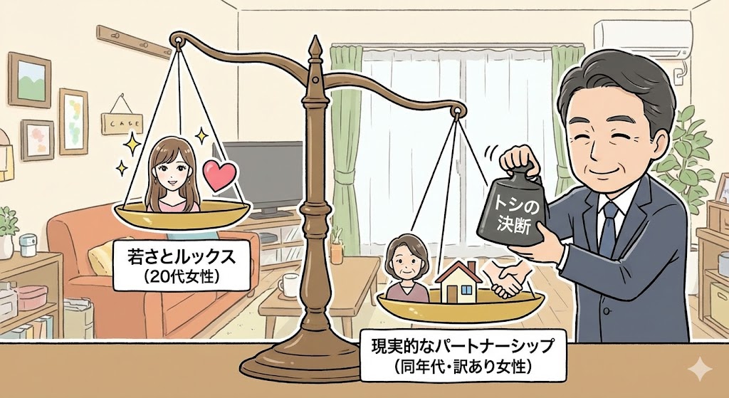 天秤のイラスト。