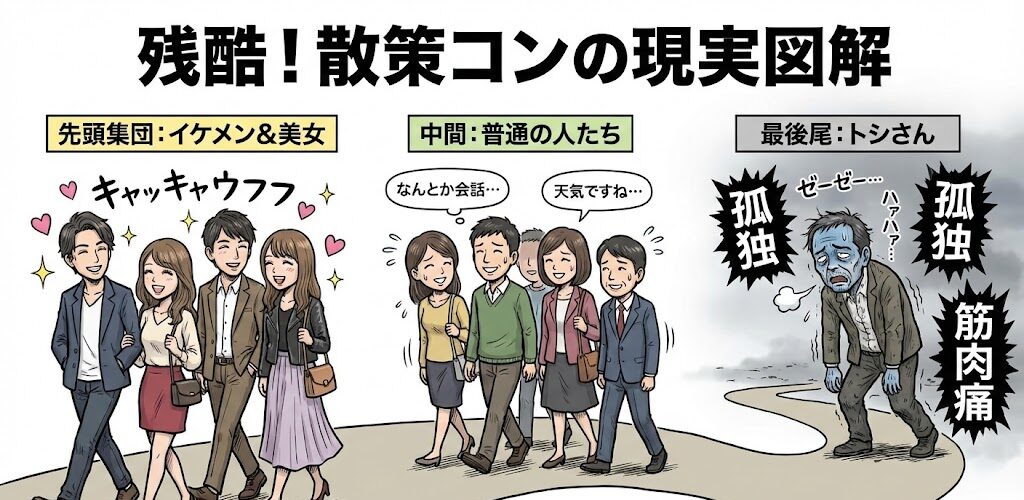 散策コンの残酷な図解