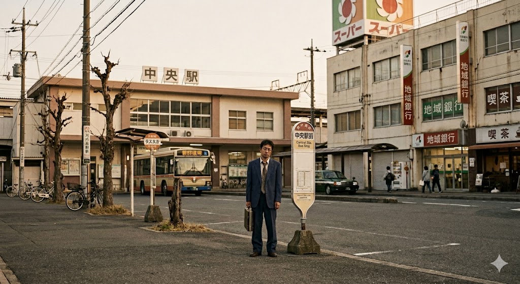 大阪の郊外の風景