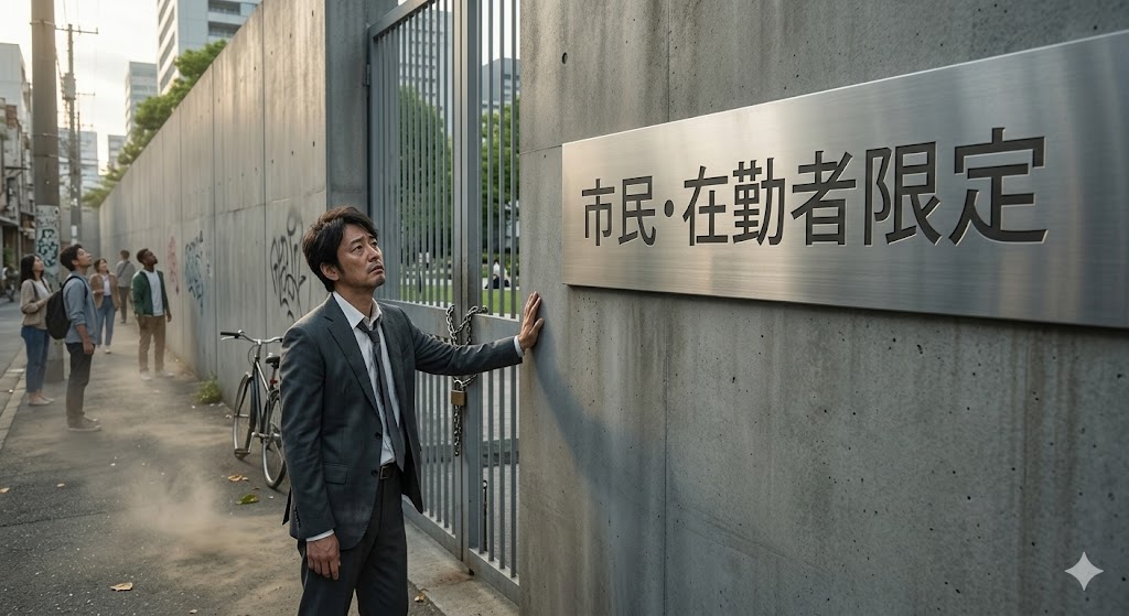 40代男性のイラスト。