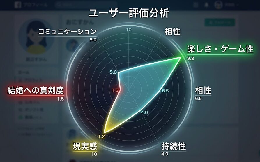 レーダーチャートの画像
