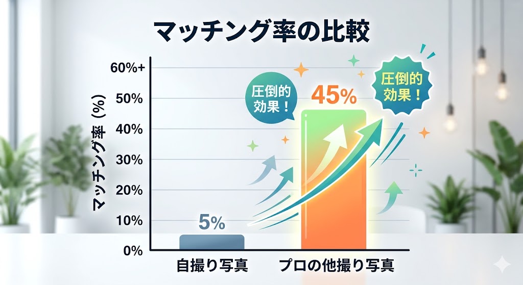 シンプルな棒グラフの画像