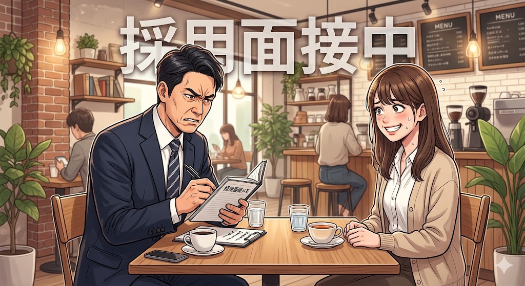 コミカルな構図