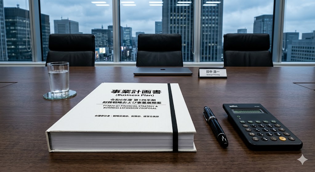 会議室のテーブルの写真